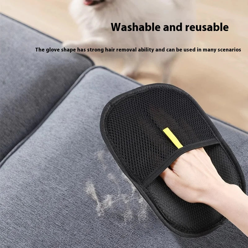 Pet Hair Remover Glove – Dual-Sided Deshedding Mitt for Dogs, Cats & Rabbits