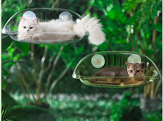 Modern Hanging Cat Bed with Suction Cups (One Piece)