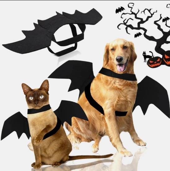 Halloween Pet Bat Wings Costume for Dogs and Cats