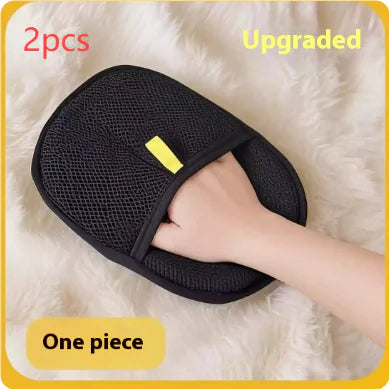 Pet Hair Remover Glove – Dual-Sided Deshedding Mitt for Dogs, Cats & Rabbits