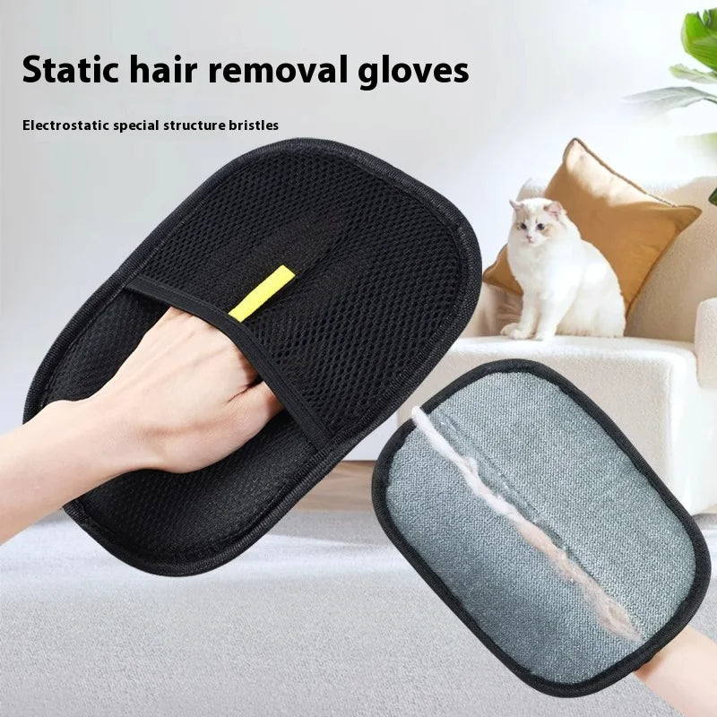 Pet Hair Remover Glove – Dual-Sided Deshedding Mitt for Dogs, Cats & Rabbits