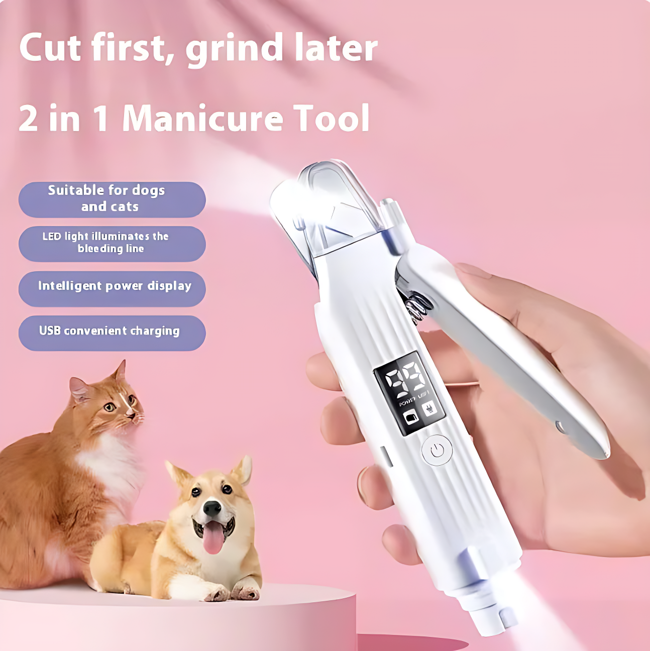 Pet Nail Clippers for Dogs and Cats